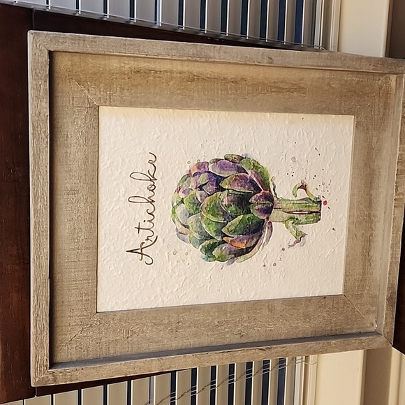 Kitchen art Vegetable Watercolor Prints 16 x 20  Set of 2 - Picture 3 of 7